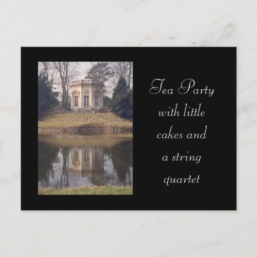 Versailles Tea House Briefkaart (Voorkant)
