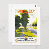  Versailles Travel Briefkaart (Voorkant / Achterkant)