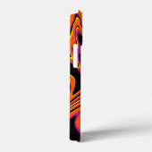 Verscheept in zwart, roze, Sinaasappel en geel Case-Mate iPhone Case (Achterkant / Rechts)