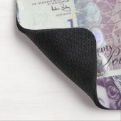 Verscheidene Bills New British0 Pounds Money Muismat (Hoek)