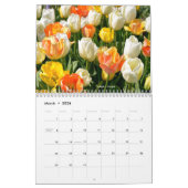 Verscheidene bloemen 12-maandenkalender kalender (Mar 2026)