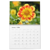 Verscheidene bloemen 12-maandenkalender kalender (Jan 2026)