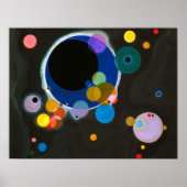 Verscheidene Circles Wassily Kandinsky Poster (Voorkant)