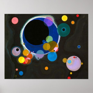 Verscheidene Circles Wassily Kandinsky Poster