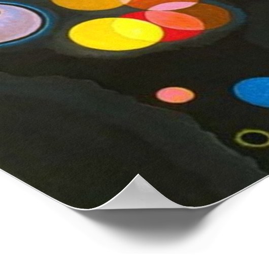 Verscheidene Circles Wassily Kandinsky Poster (Hoek)