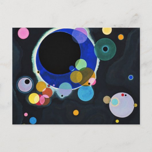 Verscheidene cirkels briefkaart (Voorkant)