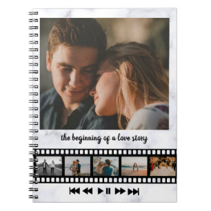 Verscheidene Foto's Collage Inspirerend Newly Weds Notitieboek