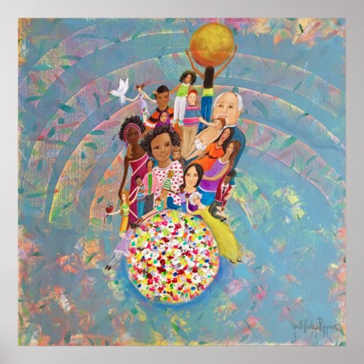 Verscheidene oorspronkelijke kunst poster (Voorkant)