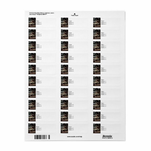 Verscheidene renches etiket (Full Sheet)
