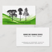 Verscheidenheid aan bomen | Landschapsarchitectuur Visitekaartje (Voorkant / Achterkant)