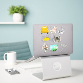 Verscheidenheid Sticker (Laptop op bureau)