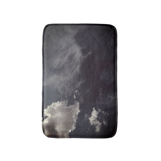 Verscherpte wolken badmat (Voorkant Verticaal)