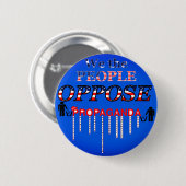 Verscheur MAGA's propaganda Ronde Button 5,7 Cm (Voorkant /achterkant)