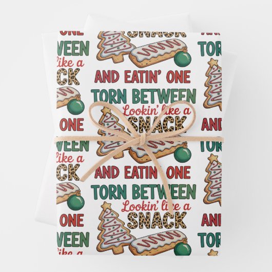 Verscheurd tussen eruit zien als een snack en er e inpakpapier vel (In situ)