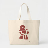 verscheurd uit meeple board spel art fun grote tote bag (Voorkant)