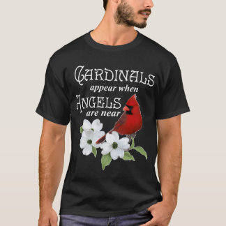 Verschijnen wanneer engelen in de buurt zijn van v t-shirt