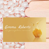 Verschijnende haarverwijdering visitekaartje