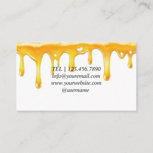 Verschijnende haarverwijdering visitekaartje (Achterkant)