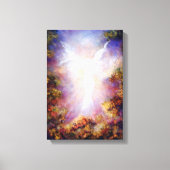 Verschijning, Angel Art Print op Canvas (Voorkant)