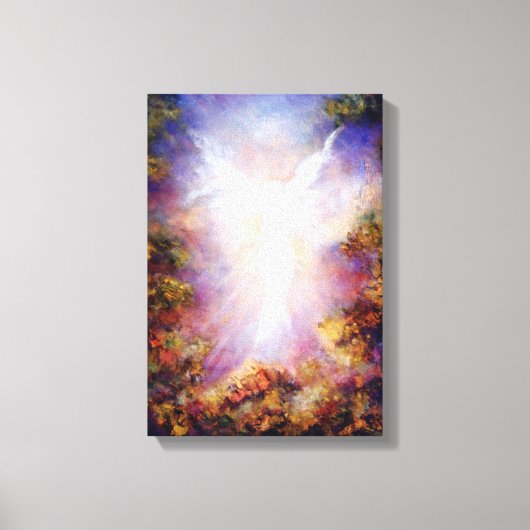 Verschijning, Angel Art Print op Canvas (Voorkant)