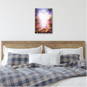 Verschijning, Angel Art Print op Canvas (Insitu (Slaapkamer))