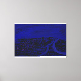 Verschijning in de zee opgespannen canvasprint canvas afdruk