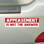 Verschijning is niet het antwoord bumpersticker (Op auto)