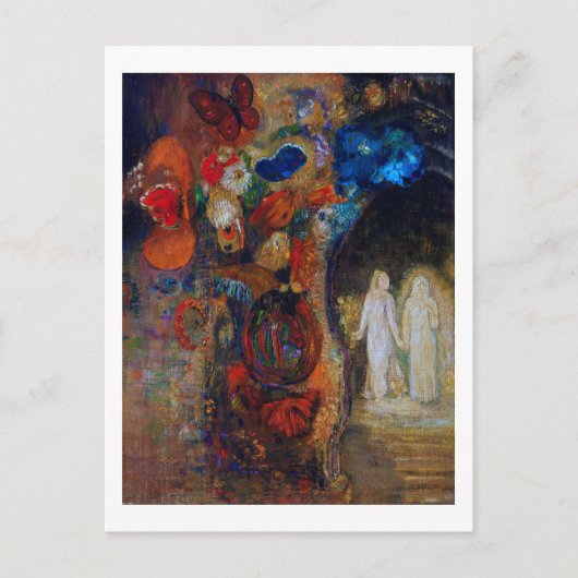 Verschijning, Redon Briefkaart (Voorkant)