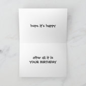 VERSCHIJNSELEN IN DE HAMMOCK BIRTHDAY KAART (Binnen)