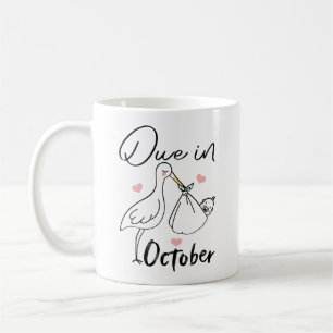 Verschijnt in oktober Knappe zwaan die een grappig Koffiemok