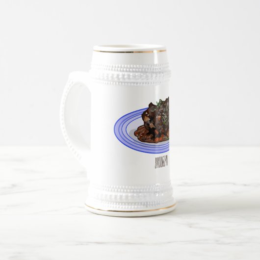 Verschijnte afbeelding van de cartoon van de  bierpul (Voorkant links)