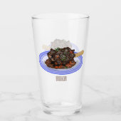 Verschijnte afbeelding van de cartoon van de glas (Voorkant)