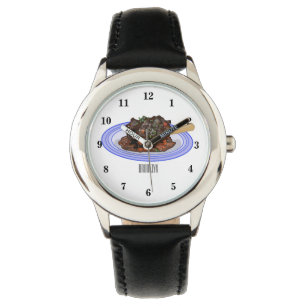 Verschijnte afbeelding van de cartoon van de horloge