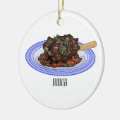 Verschijnte afbeelding van de cartoon van de  keramisch ornament (Links)