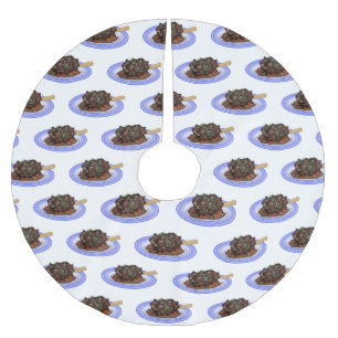 Verschijnte afbeelding van de cartoon van de  kerstboom rok