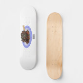 Verschijnte afbeelding van de cartoon van de  persoonlijk skateboard (Voorkant)