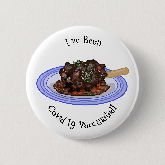 Verschijnte afbeelding van de cartoon van de ronde button 5,7 cm (Voorkant)