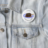 Verschijnte afbeelding van de cartoon van de ronde button 5,7 cm (In situ)