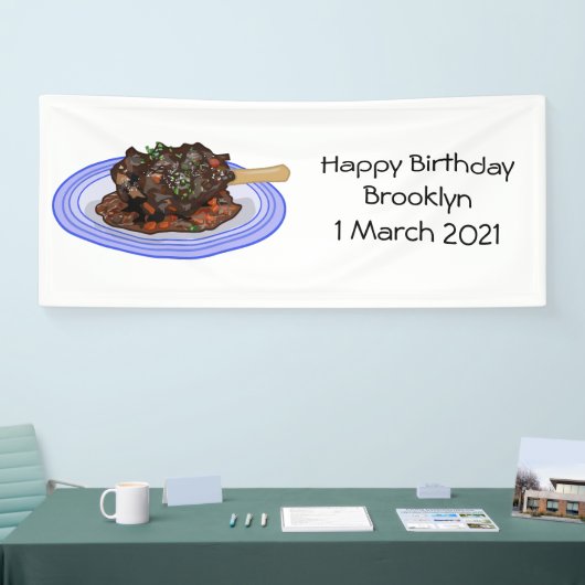 Verschijnte afbeelding van de cartoon van de  spandoek (Beurs)