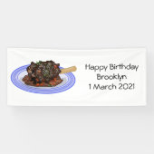 Verschijnte afbeelding van de cartoon van de spandoek (Horizontaal)