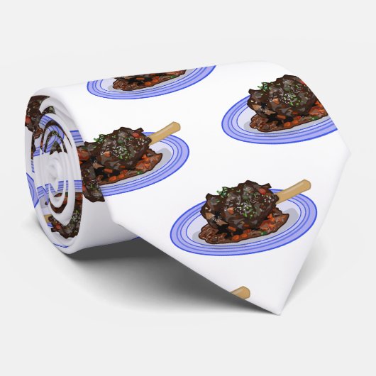 Verschijnte afbeelding van de cartoon van de  stropdas (Opgerold)