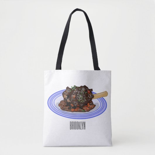 Verschijnte afbeelding van de cartoon van de  tote bag (Voorkant)
