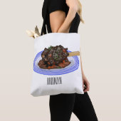 Verschijnte afbeelding van de cartoon van de  tote bag (Dichtbij)