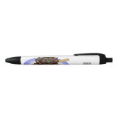 Verschijnte afbeelding van de cartoon van de zwarte inkt pen (Bovenkant)