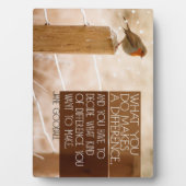 Verschil dat je wilt maken fotoplaat (voorkant)