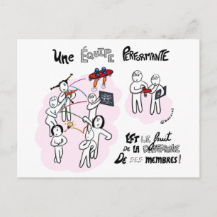 "Verschil en prestaties"-coachingkaart Briefkaart