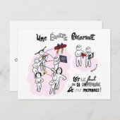 "Verschil en prestaties"-coachingkaart Briefkaart (Voorkant / Achterkant)