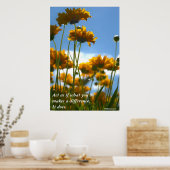 Verschil maken poster (Keuken)