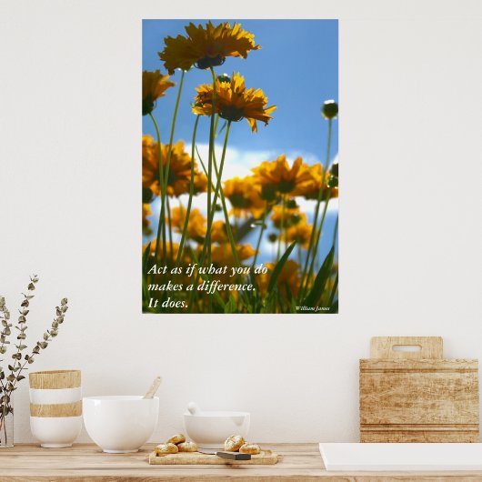 Verschil maken poster (Keuken)