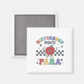 Verschil maker Para Leraar Paraprofessional Par Magneet (Voorkant / Achterkant)